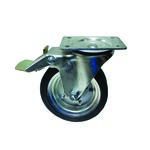 Koło z hamulcem stal/teflon 20 cm