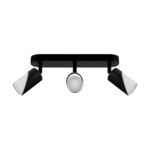 Oprawa ścienno-sufitowa ZEBRA SPT GU10 3L black/ white strühm