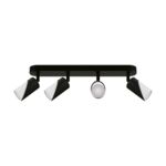 Oprawa ścienno-sufitowa ZEBRA SPT GU10 4L black/ white strühm