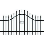 Przęsło Oskar Plus II czarny (RAL 9005)
