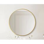 Lustro Round Gold 70 x 70 cm