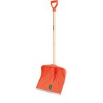Łopata do śniegu pomarańczowa FSC 100% SGSCH-COC-070639