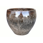 Donica mrozoodporna Glazed Belly Falling Brown 23 x 19 cm brązowy