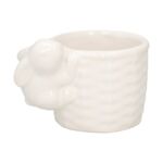 Osłonka ceramiczna z zajączkiem 10,5 x 7,5 x 7,3 cm