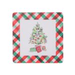 Podkładki zestaw 6 szt 10 x 10 cm Klasyka świąt