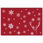 Mata stołowa w śnieżynki 43 x 28 cm