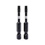 Końcówki wkrętakowe udarowe Torx T20 x 50 mm, 2 szt.