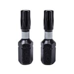 Końcówki wkrętakowe udarowe Torx T25 x 25 mm, 2 szt.