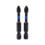 Końcówki wkrętakowe udarowe krzyżowe PH2 x 50 mm, 2 szt.