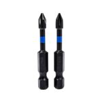 Końcówki wkrętakowe udarowe krzyżowe PH1 x 50 mm, 2 szt.