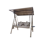 Huśtawka z zadaszeniem 170 x 120 x 185 cm beżowy