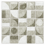 Płytka samoprzylepna wzór geometryczny szary 3D-1296 30,5 x 30,5 cm 4 szt.