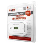 Czujnik czadu bateryjny CD-72A2v4300 - LCD 10 lat żywotności sensora wolnostojący certyfikat laboratoryjny