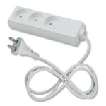 Przedłużacz listwowy 3 m 3 gniazdowy bez uziemienia EPS-33