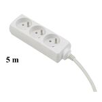 Przedłużacz listwowy 5 m 3 gniazdowy z uziemieniem EPS-305