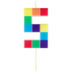 Świeczka urodzinowa 5 klocki