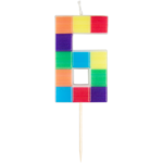 Świeczka urodzinowa 6 klocki