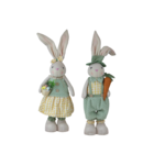 Wielkanocna figurka tekstylna zając 82 cm