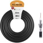 Kabel koncentryczny żelowany RG6U PCC102GEL-30 30 m
