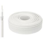 Kabel koncentryczny RG6U CCS100 stal rolka 100 m oplot 48 x 0.12  libox