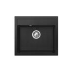 Zlewozmywak KITNOS 56 x 51 cm czarny