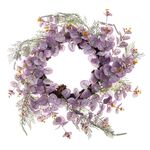 Wianek ozdobny 60 cm fioletowy