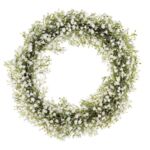 Wianek z gipsówki 40 cm