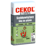 Szybkowiążący klej do płytek Q-7 EXPRESS 5 kg CEKOL