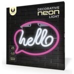 Neon LED hello różowo-biały FLNE15 forever light