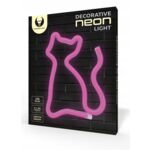 Neon LED kot różowy FLNEO4 forever light
