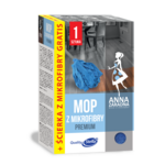 Mop z mikrofibry premium + Ścierka do podłogi z mikrofibry GRATIS! Anna Zaradna