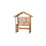 Pergola Aston z łąwką impregnacja brązowa