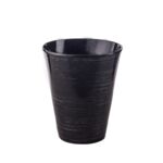 Osłonka ceramiczna Elegant 17,5 cm czarny ze srebrem