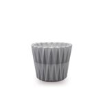 Osłonka Geometric 10,5 cm szary