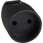 Gniazdo przenośne 1-krotne b / u czarne Schneider-Electric