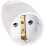 Gniazdo przenośne 1-krotne z / u "schuko" białe Schneider-Electric