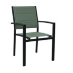 Fotel ogrodowy Dusk 57 x 59 x 86 cm zielono-czarny