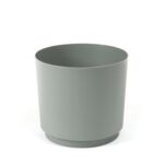 Donica z podstawką AURA 29,4 x 28 cm szarozielony