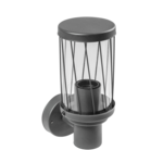 Oprawa ogrodowa kinkiet prosty górny KERTA-A E27 12 W 220-240 V grafit