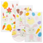 Dekoracja żelowa na okno 19 cm mix kolorów