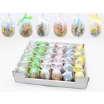 Zawieszka ozdobna jajko 7,5 cm mix kolorów