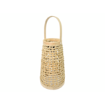 Lampion wiklinowy solarny 34 x 20 cm