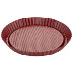 Blacha do tarty Delis 28 cm bordowy