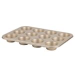 Forma do muffinek 12 sztuk 35 x 26,5 cm szampański