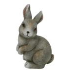 Figura ceramiczna zając B 4014BG 23 cm szary