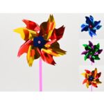 Wiatrak plastikowy 36 cm mix