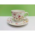 Filiżanka ze spodkiem Lea 220 ml wielokolorowy