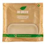 Talerz papierowy kraftowy 23 cm 6 sztuk