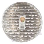 Tacka grillowa aluminiowa okrągła 34 cm 3 sztuki