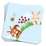 Serwetka leśne zwierzątka 20 sztuk